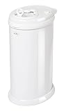 Ubbi Steel Diaper Pail, Odor Locking, No Special Bag Required, Award-Winning, Registry Must-Have, White