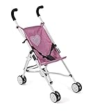 Puppenbuggy Roma, Puppenwagen, Mini-Buggy, Jeans Pink