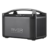 EcoFlow RIVER Pro Extra Batterie 720 Wh, zusätzliche Leistung für RIVER Pro, für Camping, Notfallsicherung, Outdoor, Wohnmobil, Netzunabhängig