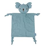 LQI 1PCS Decke Musselindecke, doppellagige Gaze-Koala-Sicherheitsdecke, weiches, atmungsaktives Babygeschenk für Jungen und Mädchen