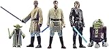Hasbro Wars Celebrate The Saga Spielzeuge Orden der Jedi Action-Figuren Set, 9,5 cm große Sammelfiguren 5er-Pack, für Kids ab 4 Jahren, Standard, Standard