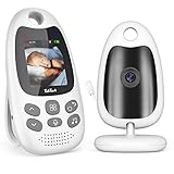 TakTark Babyphone mit Kamera, Babyfon mit Kamera 2'' Video Baby Monitor, Kamera und Audio Babyphone mit VOX Funktion, Gegensprechfunktion, Nachtsicht, Temperaturüberwachung