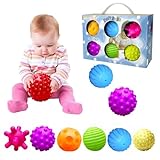 Baby Sensorik Spielzeug, Infant Sensory - 6 Stück sensorik spielzeug baby,Textured Multi Ball Set spielzeug ab 6 monate, Sensorisches Spielzeuge Bälle Kinders für die sensorische Entwicklung