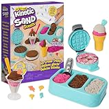 Kinetic Sand Eiscreme Set mit Duftsand - 454 g magischer Sand aus Schweden und Zubehör für kreatives Indoor-Rollenspiel, ab 3 Jahren