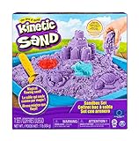Kinetic Sand Sandbox Set - mit 454 g magischem kinetischem Sand aus Schweden, 3 Förmchen und 1 Schaufel für Kreatives Indoor-Sandspiel, ab 3 Jahren, unterschiedliche Varianten