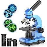 Emarth Mikroskop für Kinder Anfänger Jugendliche Studenten, 40X - 1000X Wissenschaftliches Mikroskop mit 52-teiliges Science Kit-tolles