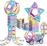 COOLJOYA Magnetische Bausteine | Magnetbausteine Spielzeug ab 3 4 5 6 7 8 Jahre für Mädchen Junge | Magnet Spielzeug Geschenk ab 3 Jahre Kinder (2024)
