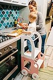 Montessori Küchenhelfer, kann sehr leicht in Tisch und/oder Stuhl transformiert werden