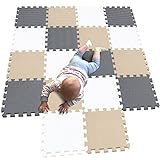 MQIAOHAM® 18 Stücke baby puzzelmatten für babys spielmatte kinder puzzlematte teppich G301018-101110112