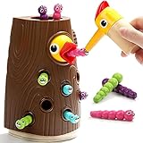 Nene Toys Kleiner Specht – Magnetisches Lernspielzeug für Kinder ab 2 Jahren – Fördert Feinmotorik und Farberkennung bei Kindern 2 3 Jahren – Bildungsspiel für Jungen und Mädchen