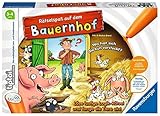 Ravensburger tiptoi Spiel 00830 Rätselspaß auf dem Bauernhof - Lernspiel ab 3 Jahren, lehrreiches Logikspiel für Jungen und Mädchen, für 1-4 Spieler