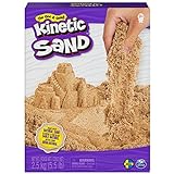 Kinetic Sand 2,5 kg - original magischer kinetischer Sand aus Schweden, naturbraun, bekannt aus Kindergärten, ideal für kreatives Indoor-Sandspiel, für Kinder ab 3 Jahren