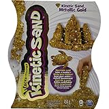 Spin Master 6026411 - Kinetic Sand - Metals 'n Minerals Sand (silver/gold) 453 g